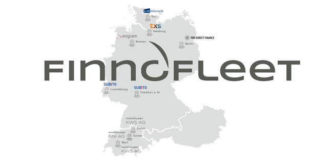 Finnofleet Landkarte mit Dependancen Finnofleet Landkarte mit Dependancen